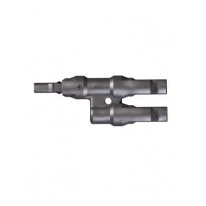 Conector MC4/ 2 hembras y 1 macho