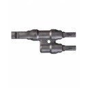 Conector MC4/ 1 hembra y 2 machos